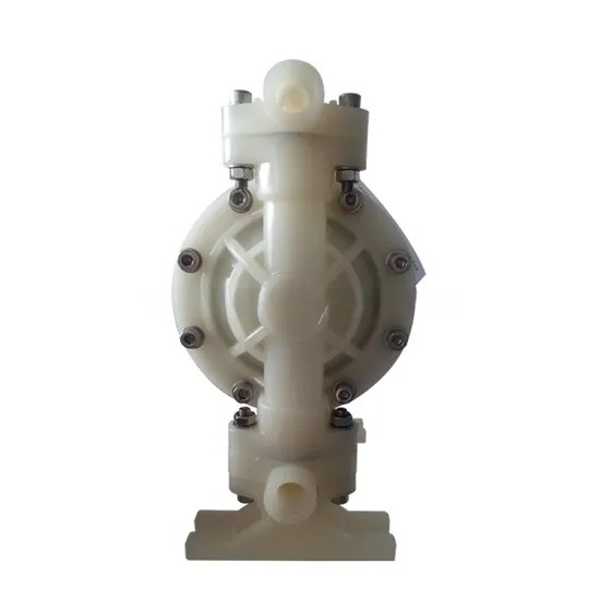 ปั๊มไดอะแฟรมคู่ชนิดขับเคลื่อนด้วยลม PP ขนาด 1/2 นิ้ว 57 ลิตร/นาที